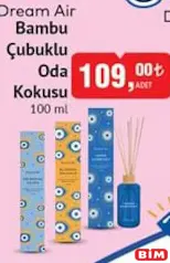 DREAM AİR BAMBU ÇUBUKLU ODA KOKUSU 100 ML DREAM AİR BAMBU ÇUBUKLU ODA KOKUSU 100 ML